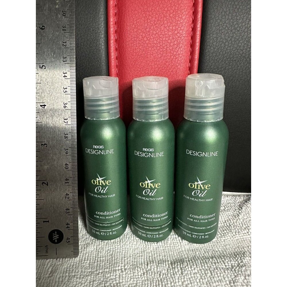 3 Bottles Regis DESIGNLINE Olive Oil Conditioner For All Hair Types 2 Oz Bottle